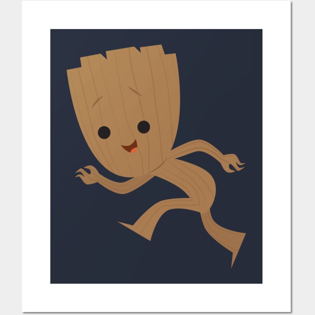 Groot Wall Art by Fall Down Tree